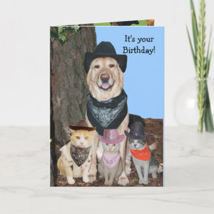 Cartão Festa até que as vacas voltem para casa!