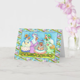 Cartão FESTA CHICKEN HEN, Vazio DE AMIGOS PENDENTES DO PA