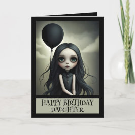 Cartão Festa de aniversário bonita com balão personalizáv