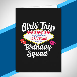 Cartão Festa de Aniversário em Las Vegas - Turma da Festa