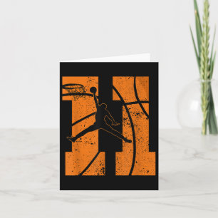 Cartão Festa de Basquete de Aniversário de 11 11 Anos e 1