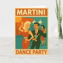Festa de Dança Martini de Meados do Século