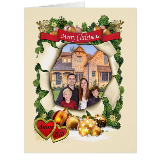 Cartão Festa de Férias (Frente)