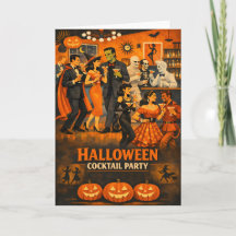 Festa de Martini de Halloween no Estilo Moderno de