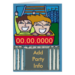 Cartão Festa de Porta copos do cilindro