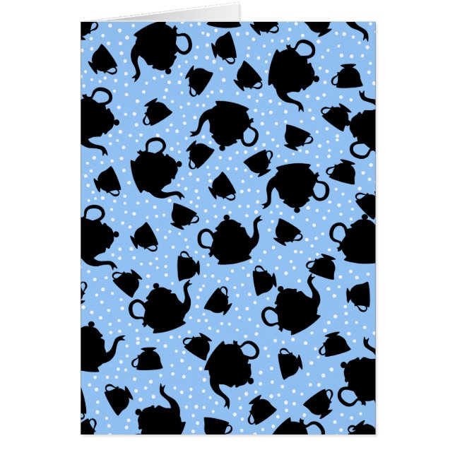 Cartão Festa de Tumbling Tea (Frente)