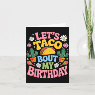 Cartão Festa mexicana cinco de maio vamos taco sobre