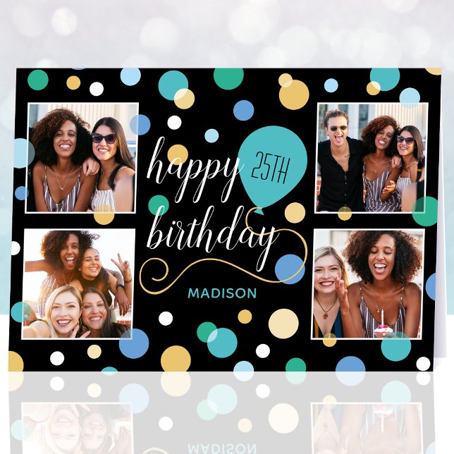 Cartão Festa Personalizada De Aniversário De Qualquer Ida (Criador carregado)