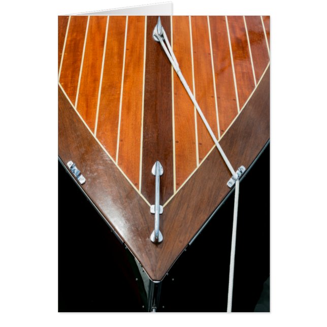 Cartão Festival de Barcos de Madeira de Bainbridge (Frente)