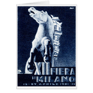 Cartão Festival de Cinema Italiano de 1921