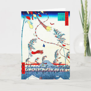 Cartão Festival Edo Tanabata 1857