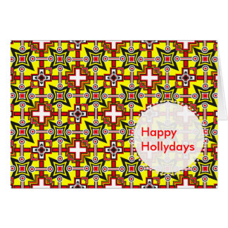 Cartão Festival Negro e Vermelho