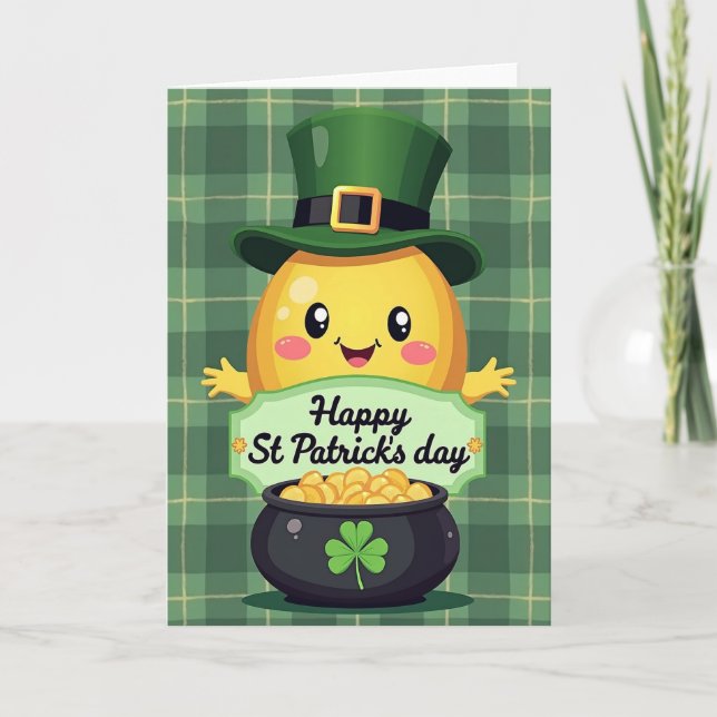 Cartão Festive Luck St Patricks Day Card (Frente)