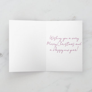 Cartão Festive Reindeer Christmas Shower Curtain