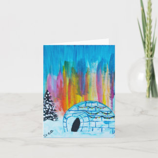 Cartão Festivo Igloo