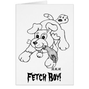 Cartão Fetch Boy