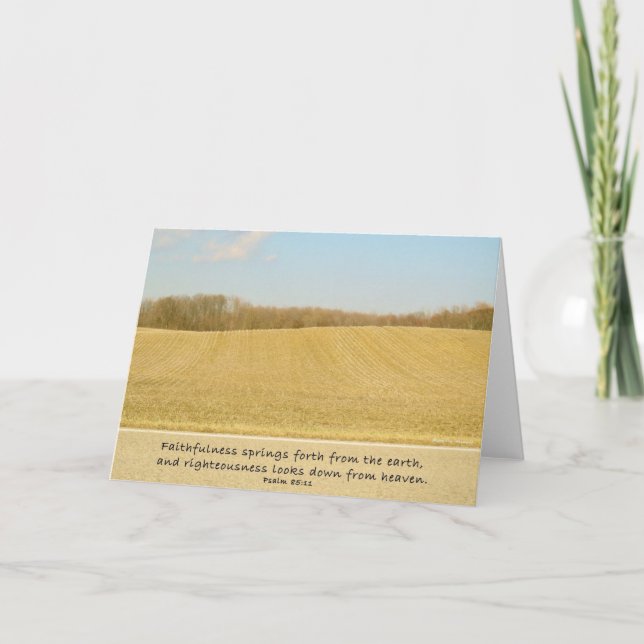 Cartão Fiabilidade e retidão - Placa de Escritura do Vazi (Frente)