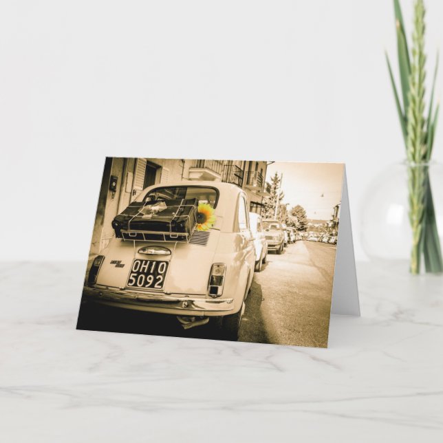 Cartão Fiat 500 Rome (Frente)