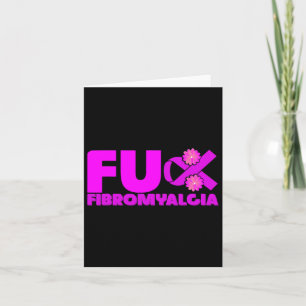 Cartão Fibromialgia Família Fibromialgia Sensibilização