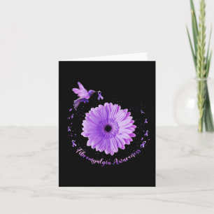 Cartão Fibromialgia Roxo Sunfloral Sensibilização