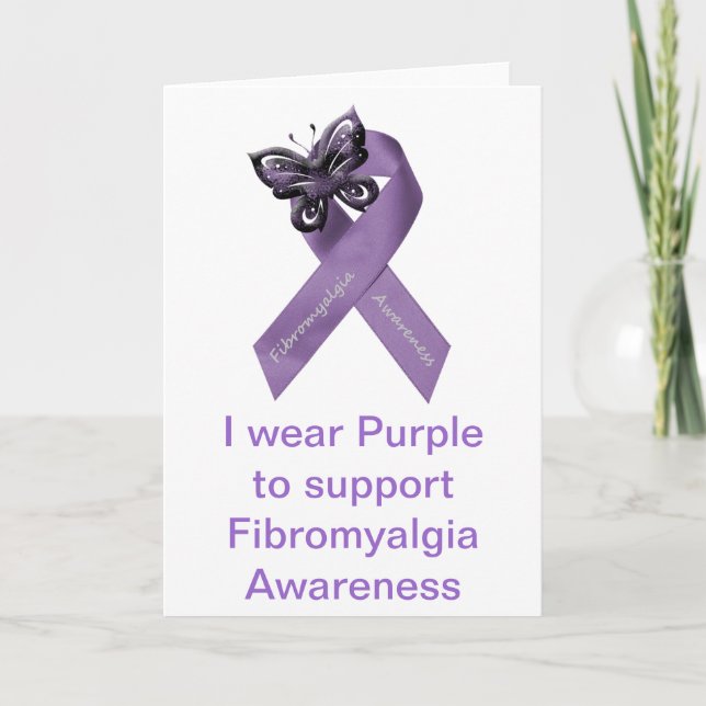 Cartão Fibromyalgia Awareness Card (Frente)