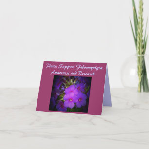 Cartão Fibromyalgia Awareness Note Card