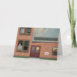 Cartão "'Ficar seguro na cervejaria enquanto faz Máscaras