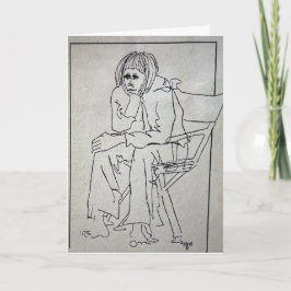 Cartão Ficha de aniversário feliz da irmã espanhola