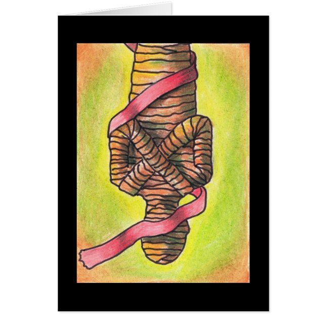 Cartão Ficha de homem de suspensão (Frente)