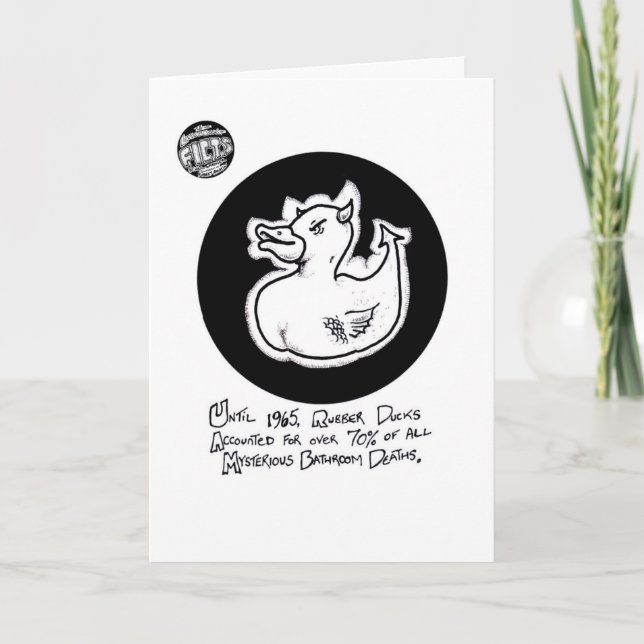 Cartão FICTS "Death Duck" Birthday Card (Frente)