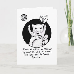 Cartão FICTS "Hamster Savings" Birthday Card