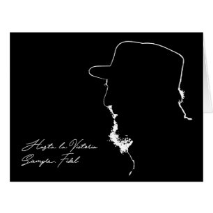 Cartão Fidel Castro, Presidente, Revolução, Cuba, Havana