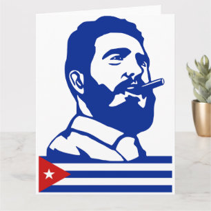 Cartão Fidel Castro, Presidente, Revolução, Cuba, Havana