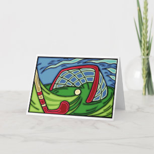 Cartão Field Hockey Greeting Cards