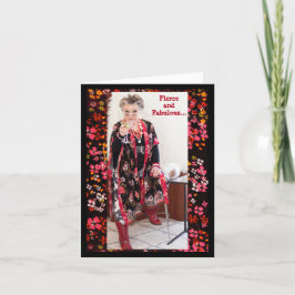 Cartão Fierce, Fabuloso, 'Lil Esquecido, Distraído