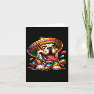 Cartão Fiesta Party Family Cinco De Mayo Inglês mexicano