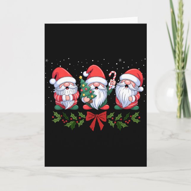 Cartão Fife Life Christmas Gnome Holiday Winter Xmas  (Frente)