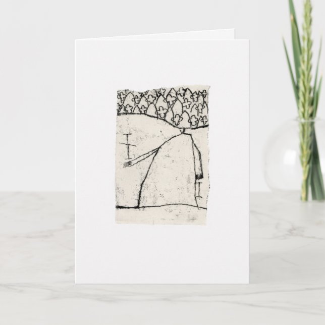 Cartão Figura com padrão (Frente)