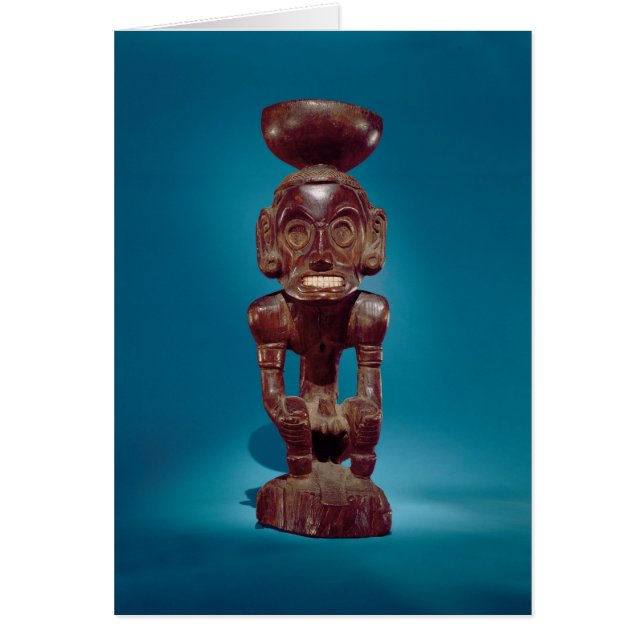 Cartão Figura da deidade, República Dominicana (Frente)