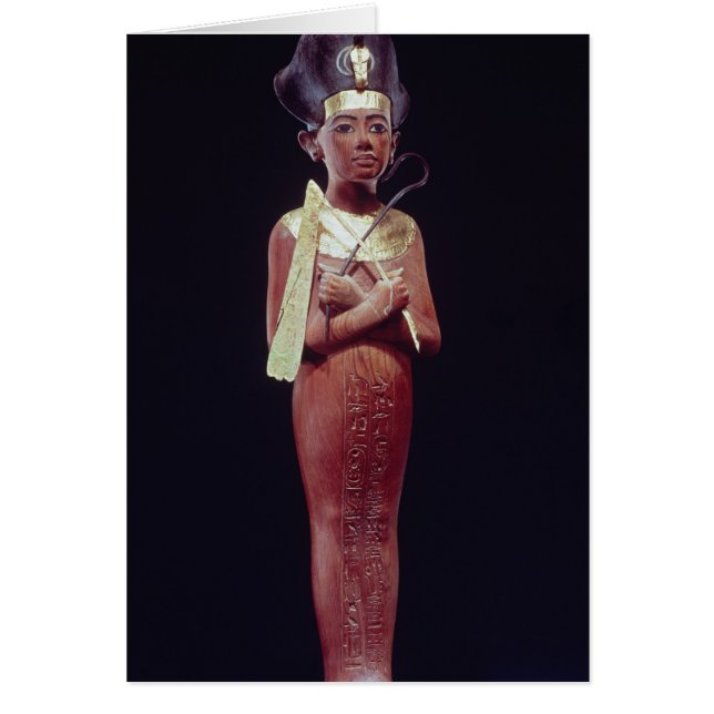 Cartão Figura de Shabti do rei (Frente)