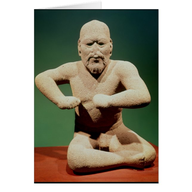 Cartão Figura de um lutador (Frente)