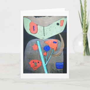 Cartão Figura do Teatro Oriental, Paul Klee