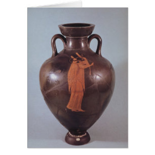 Cartão Figura vermelha amphora do sótão