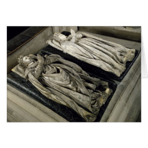 Cartão Figuras de Henri II e Catherine de Medici