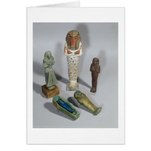 Cartão Figuras de Ushabti