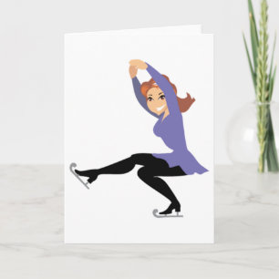 Cartão Figure Skating Greeting Cards
