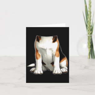 Cartão Figurino de Animais do Halloween Cozinhar Beagle C