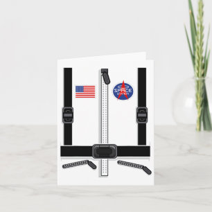 Cartão Figurino De Astronauta Para Crianças Homens, Fato 