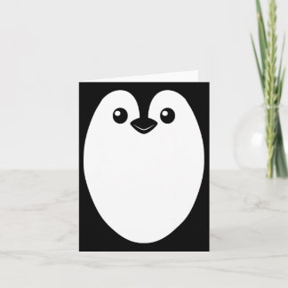 Cartão Figurino do Dia das Bruxas de Pinguim para Homens