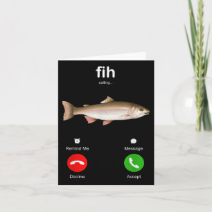 Cartão Fih Chamando Lembrar-me Recusar Mensagem Aceitar T